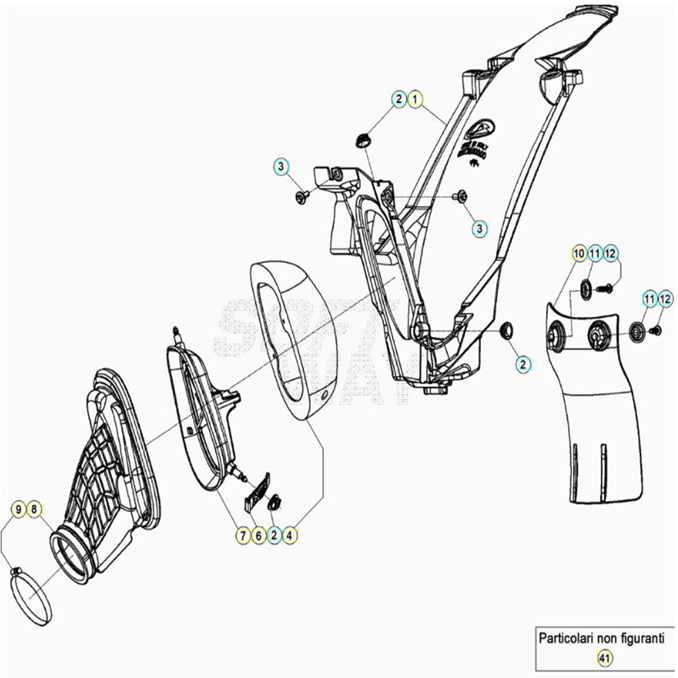 Beta RR300 20 Luftfilterkasten Ersatzteile