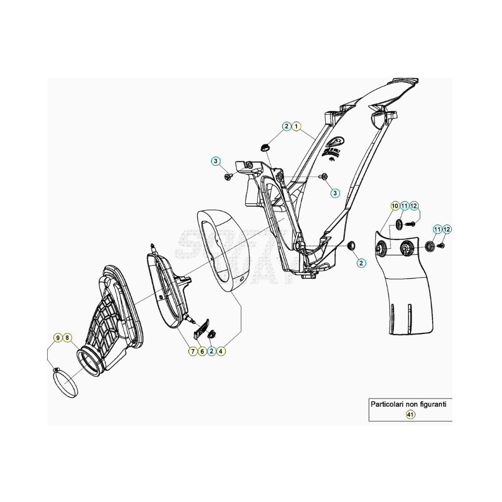 Beta RR300RC 20 Luftfilterkasten Ersatzteile