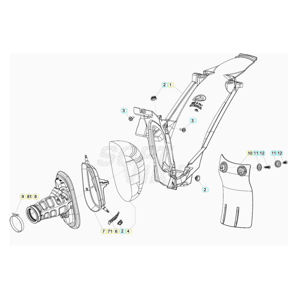 Beta RR390 20 Luftfilterkasten Ersatzteile