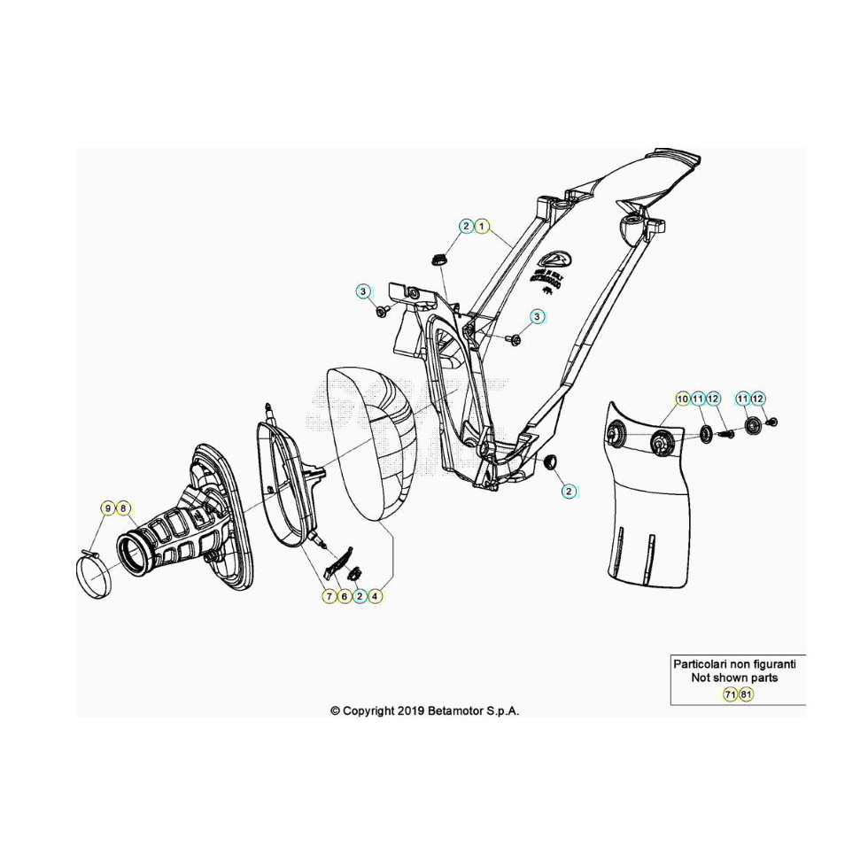 Beta RR390 23 Luftfilterkasten Ersatzteile