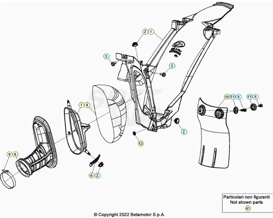 Beta Xtrainer300 24 Luftfilterkasten Ersatzteile Beta Xtrainer300 24 Luftfilterkasten Ersatzteile