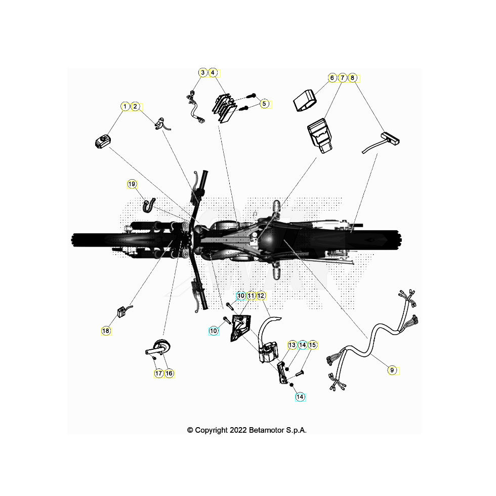 Beta EVO200 24 Kabelstrang Ersatzteile