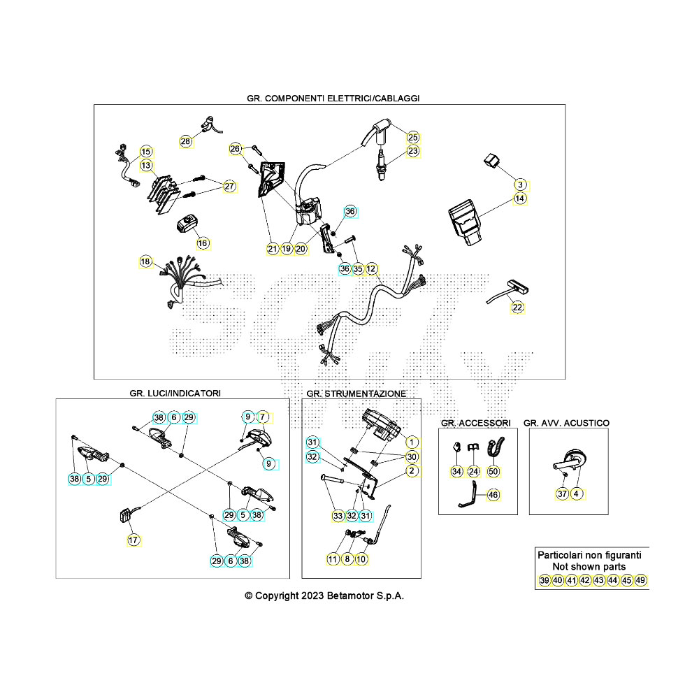 Beta EVO300 2T 24 Kabelstrang Ersatzteile Beta EVO300 2T 24 Kabelstrang Ersatzteile