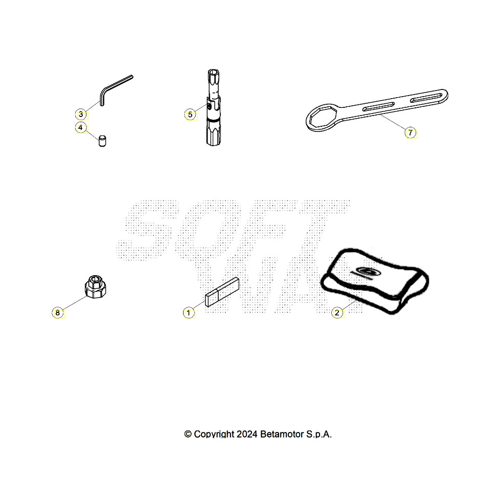 Beta RR350RC 25 4T Spezialwerkzeug Ersatzteile