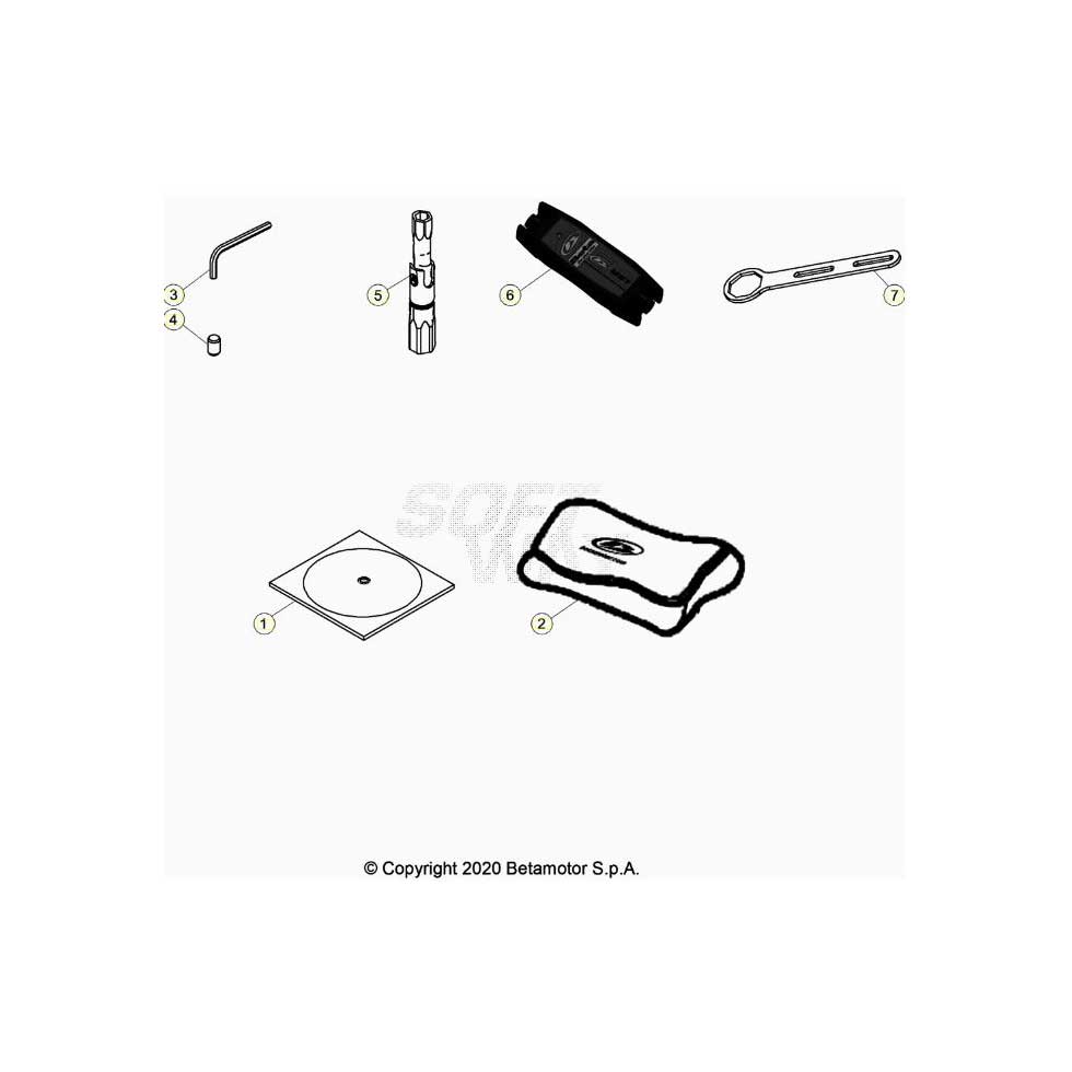 Beta RR390RC 20 4T Spezialwerkzeug Ersatzteile