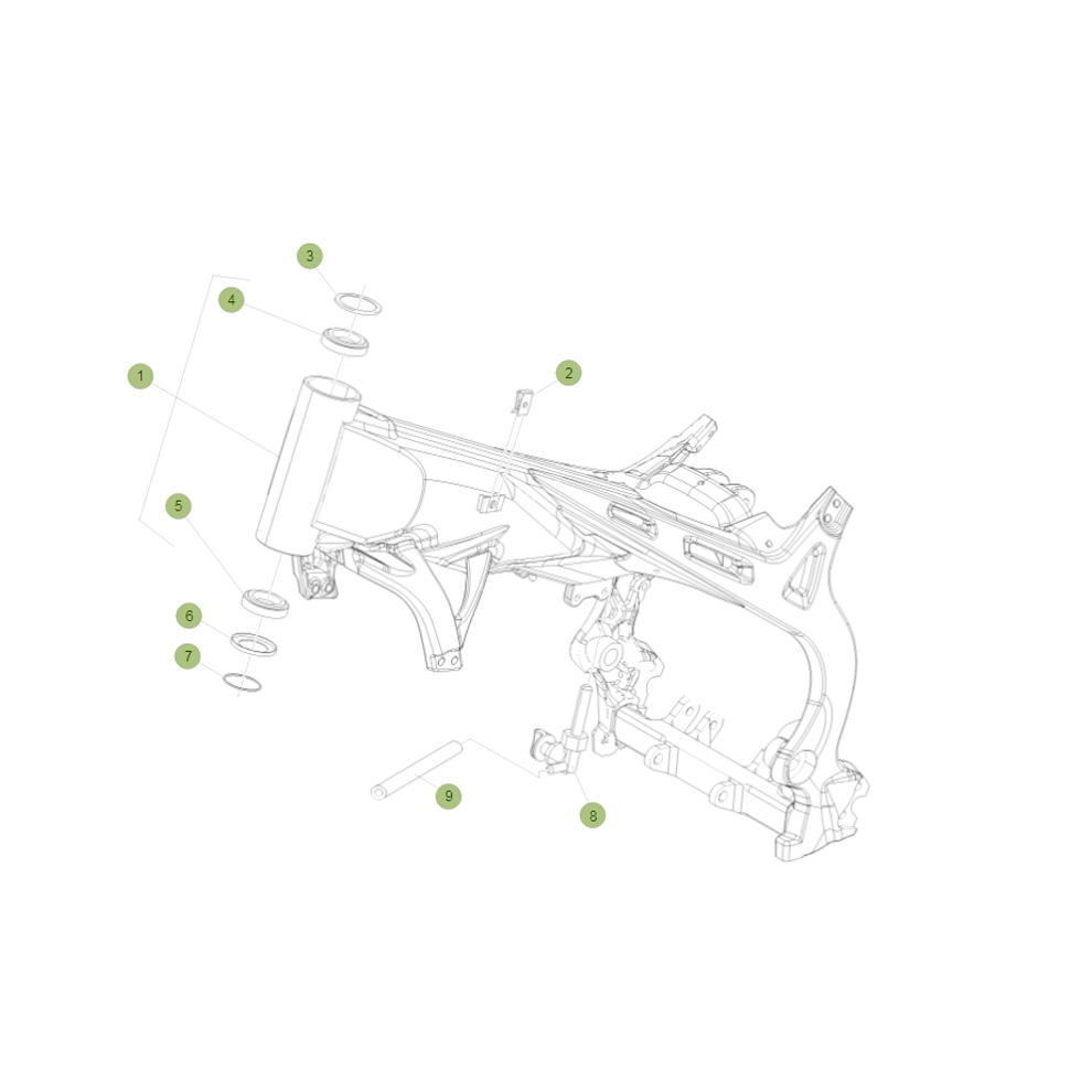 Beta EVO250 Factory 14 Rahmen/Ausleger Ersatzteile