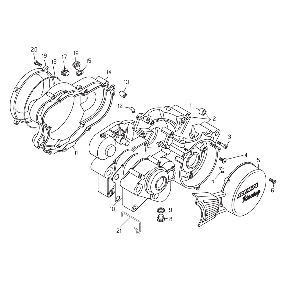 Beta EVO300 13 Motorgehäuse Ersatzteile Beta EVO300 13 Motorgehäuse Ersatzteile