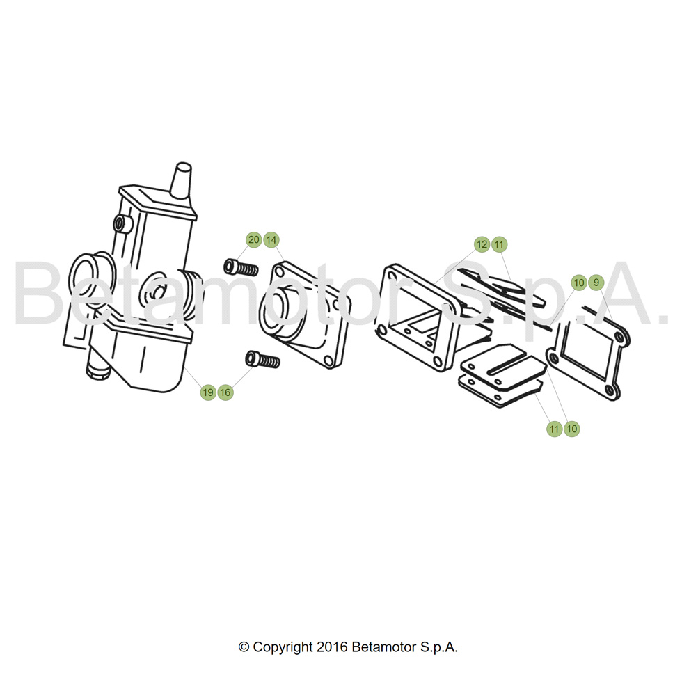 Beta EVO300 SS 17 Vergaser 1 Ersatzteile Beta EVO300 SS 17 Vergaser 1 Ersatzteile