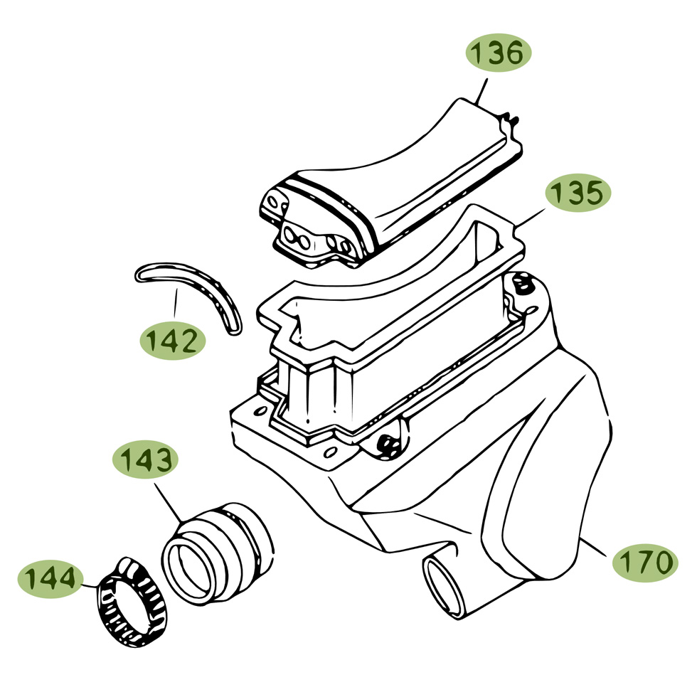 Beta EVO80 12 Luftfilterkasten Ersatzteile