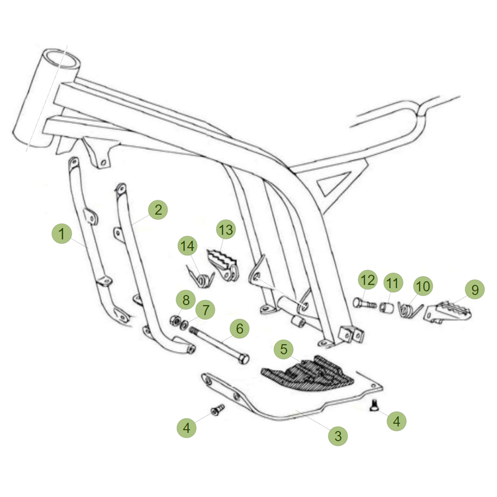 Beta EVO80 15 Rahmen Zubehör Ersatzteile Beta EVO80 15 Rahmen Zubehör Ersatzteile