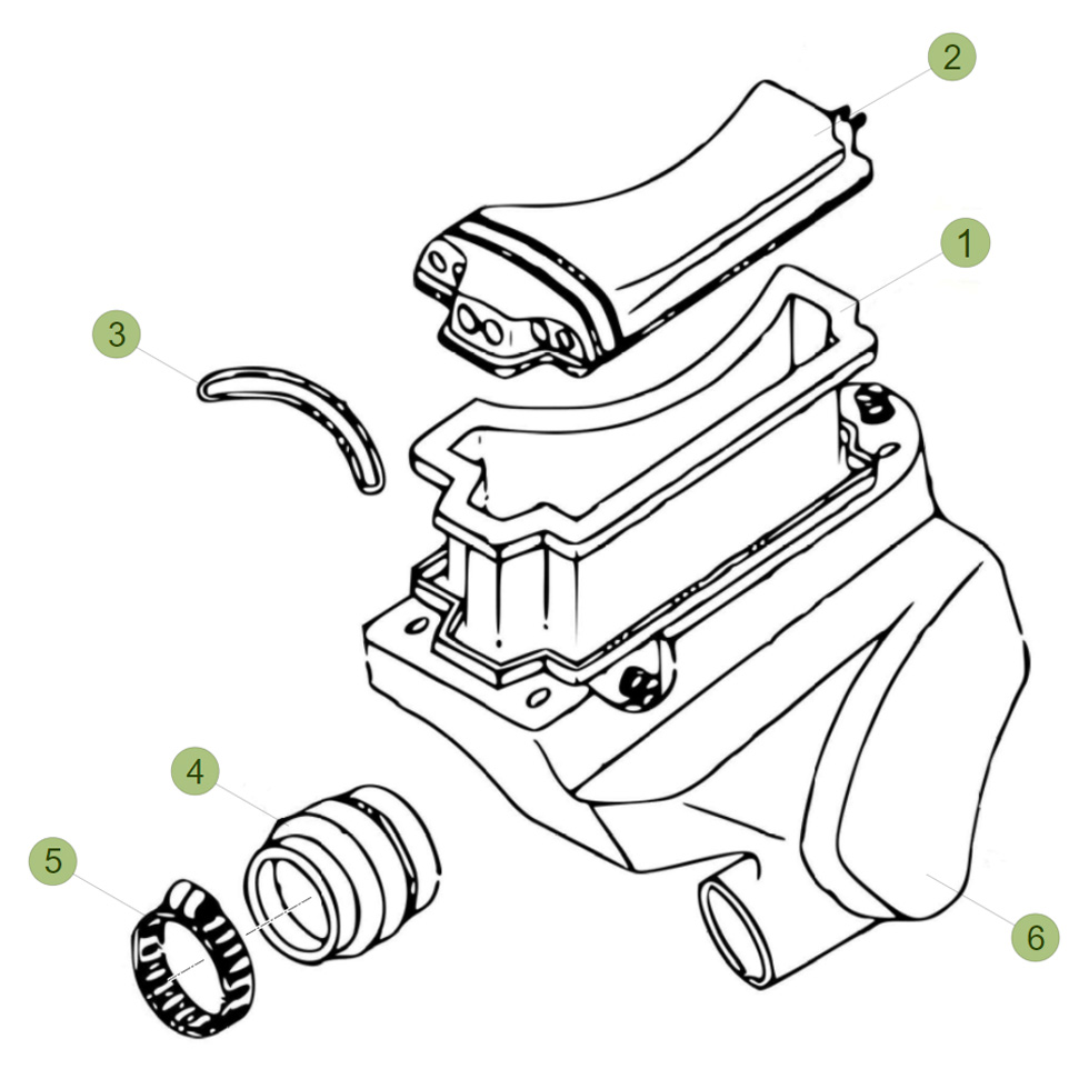 Beta EVO80 15 Luftfilterkasten Ersatzteile