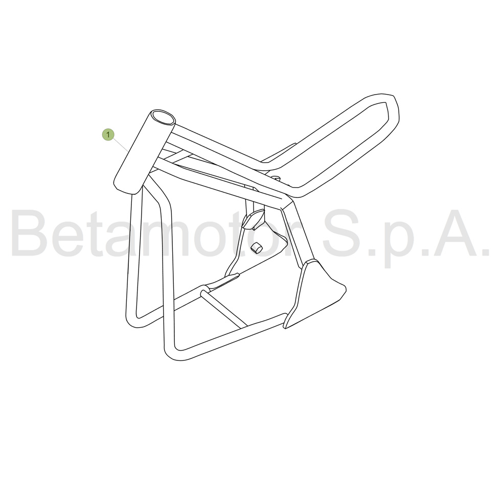Beta Minitrial Elektro 17 Rahmen/Ausleger Ersatzteile