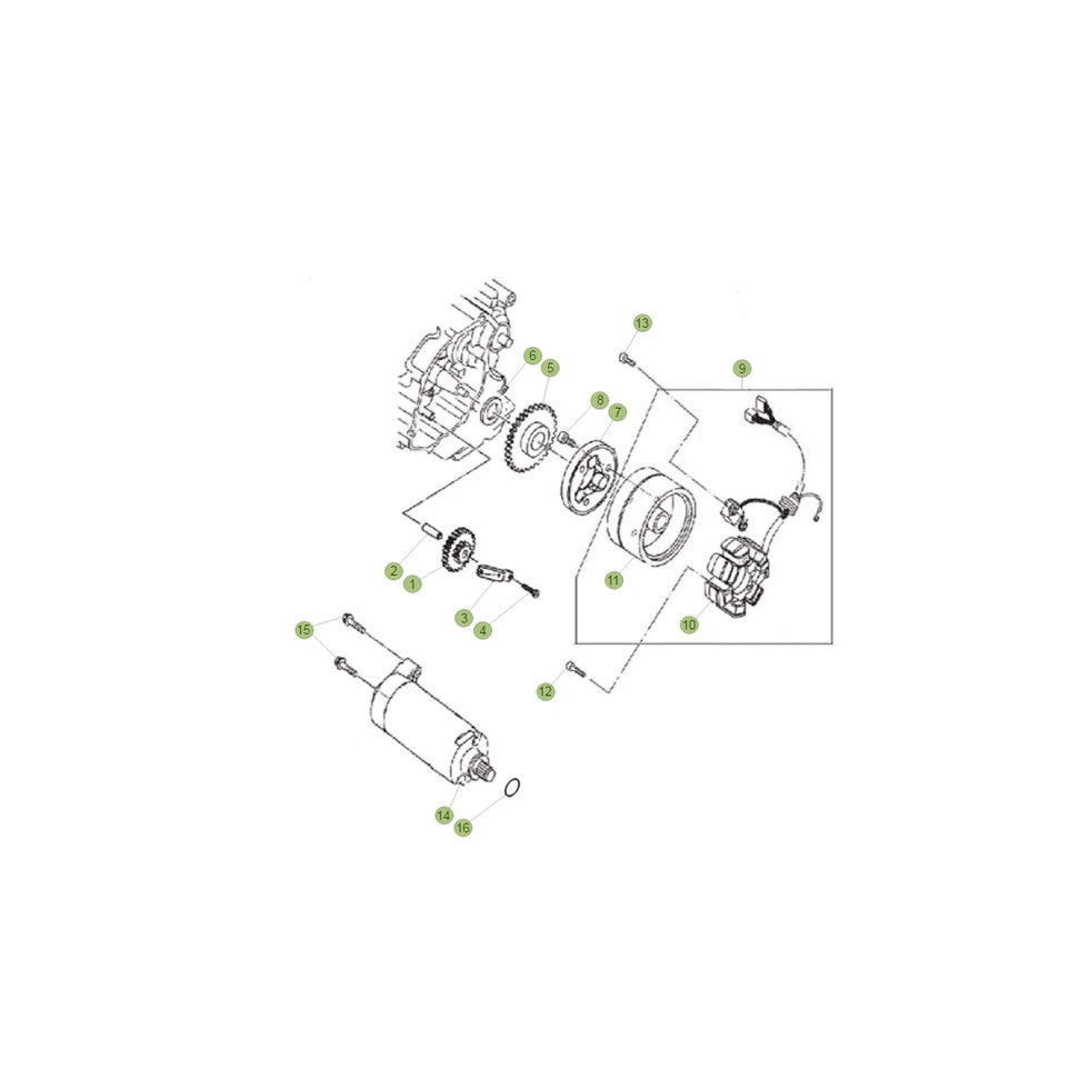 Beta RE125 13-14 Zündanlage Ersatzteile