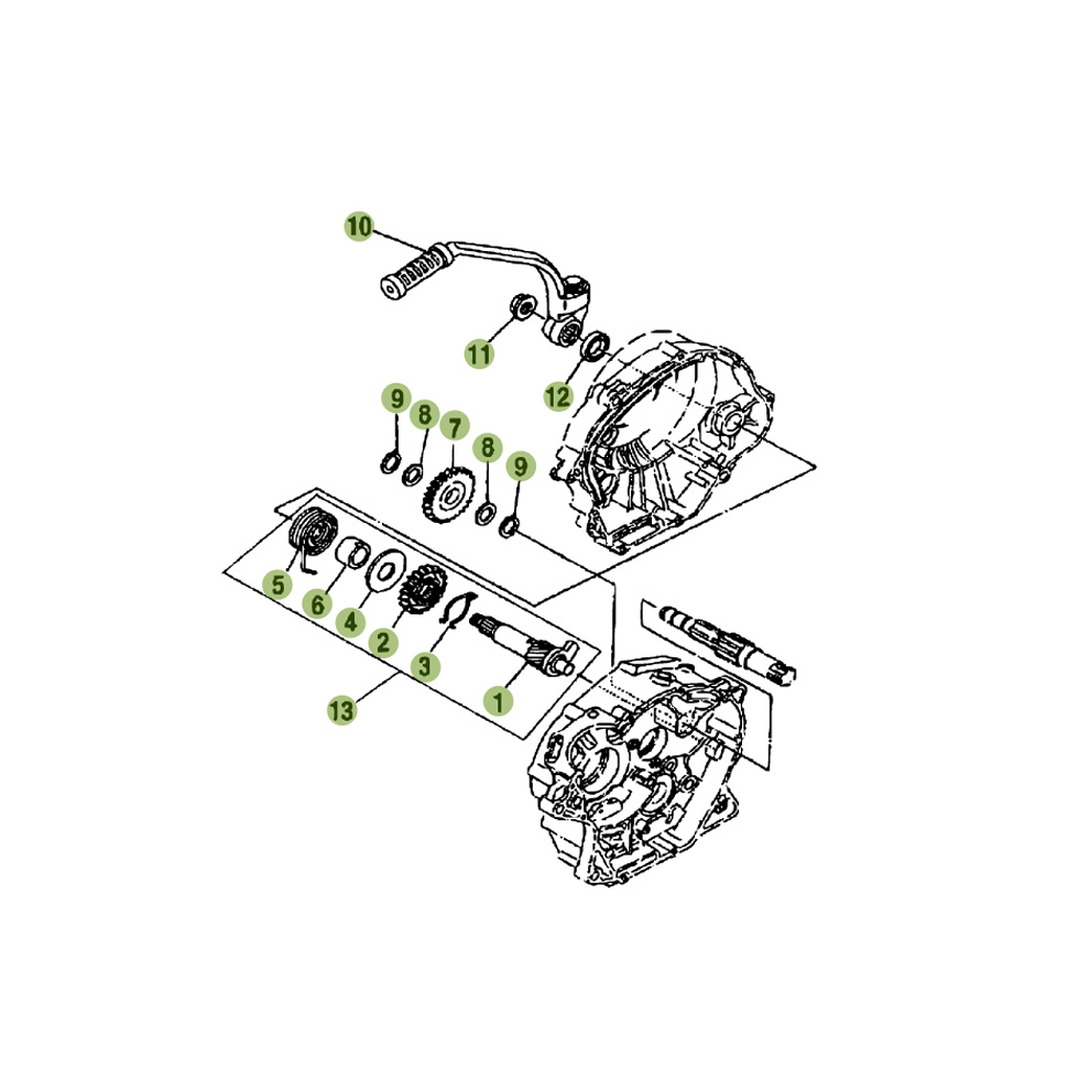 Beta RE125 15 Schmiersystem Ersatzteile