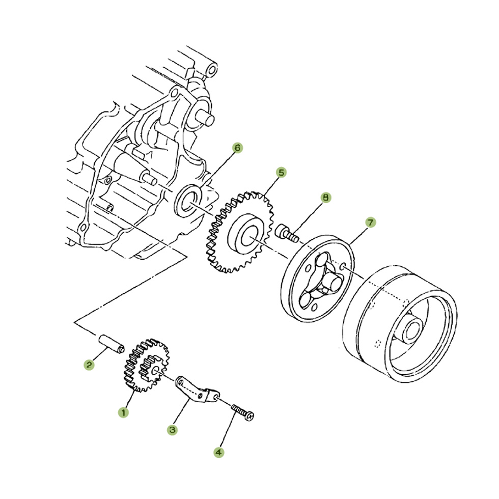 Beta RR125 09 Elektrostarter 1 Ersatzteile
