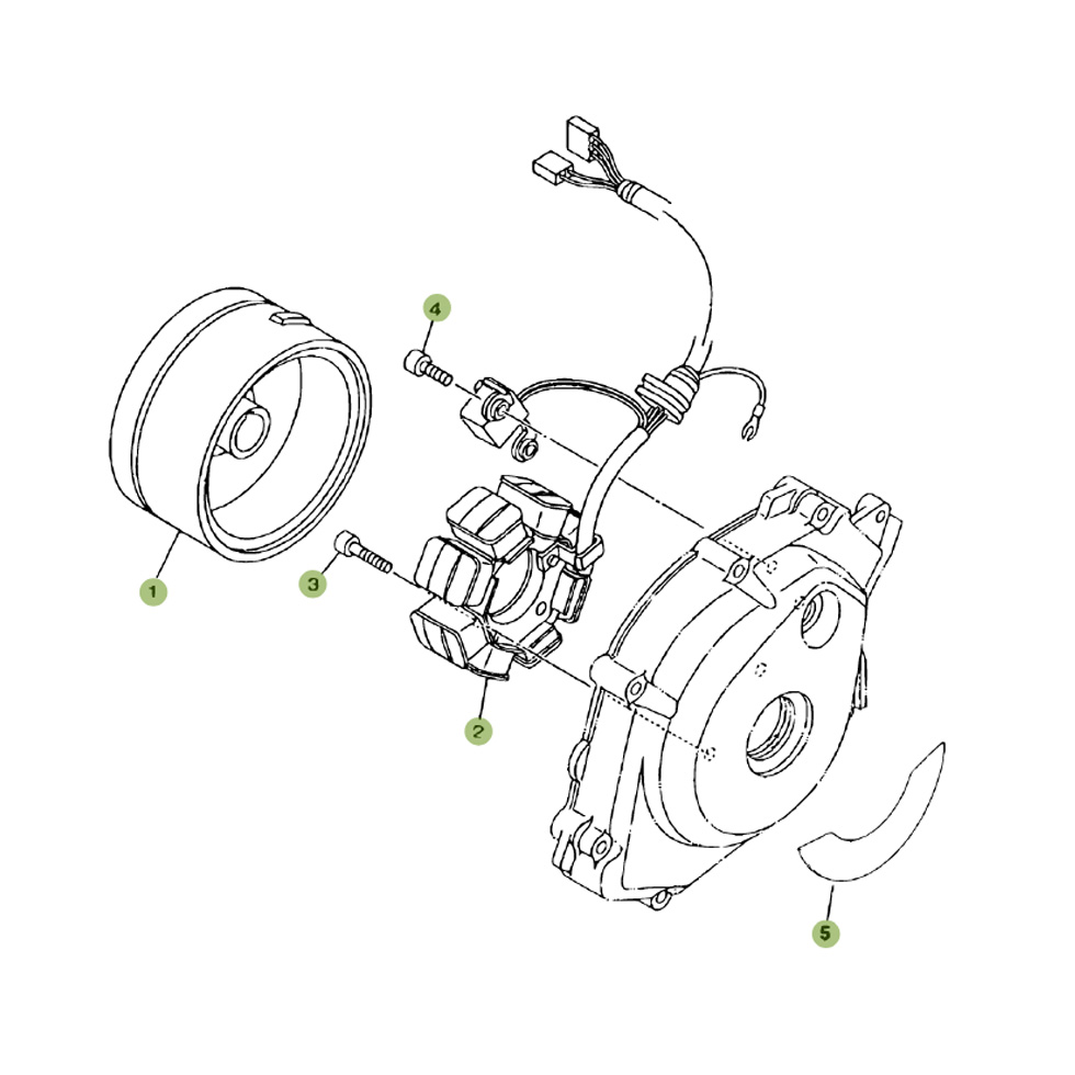 Beta RR125 09 Zündanlage Ersatzteile