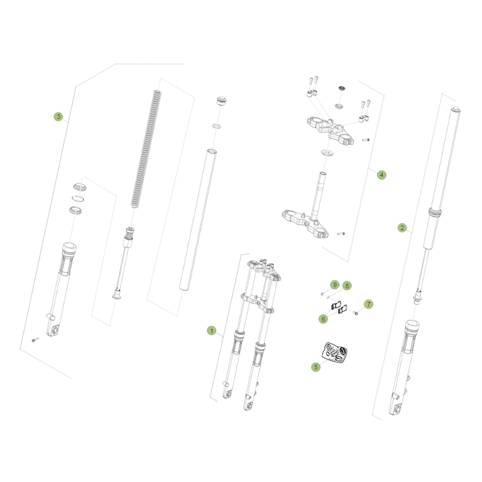 Beta RR125 13 Gabel 2 Ersatzteile