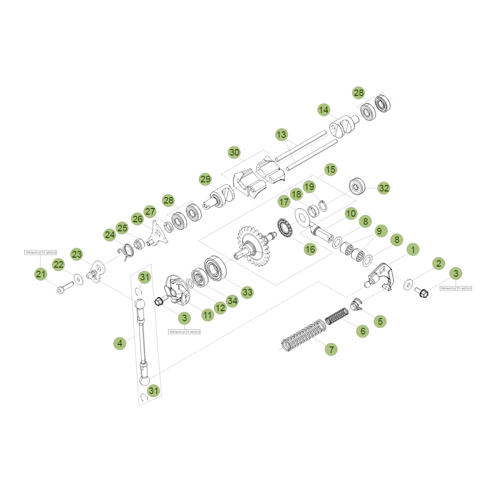 Beta  RR300 18 Kühlsystem Ersatzteile