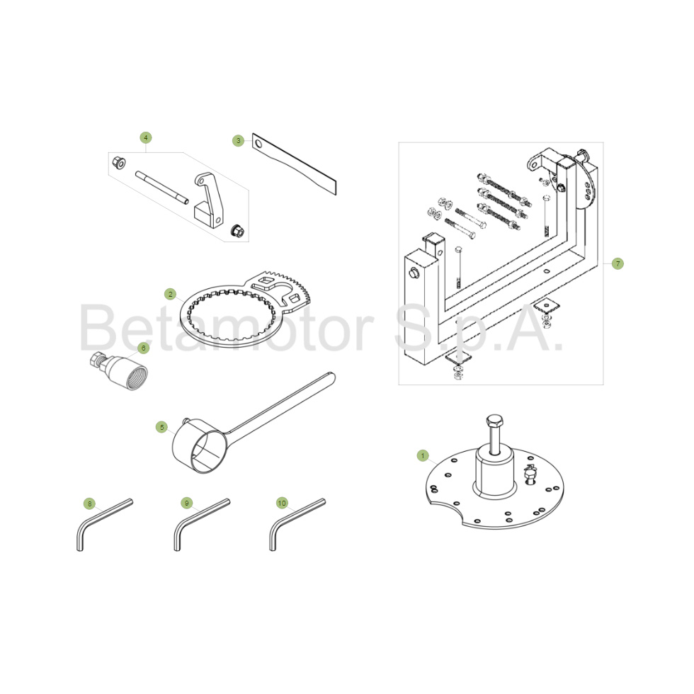 Beta RR300 RC 17 Spezialwerkzeug Ersatzteile