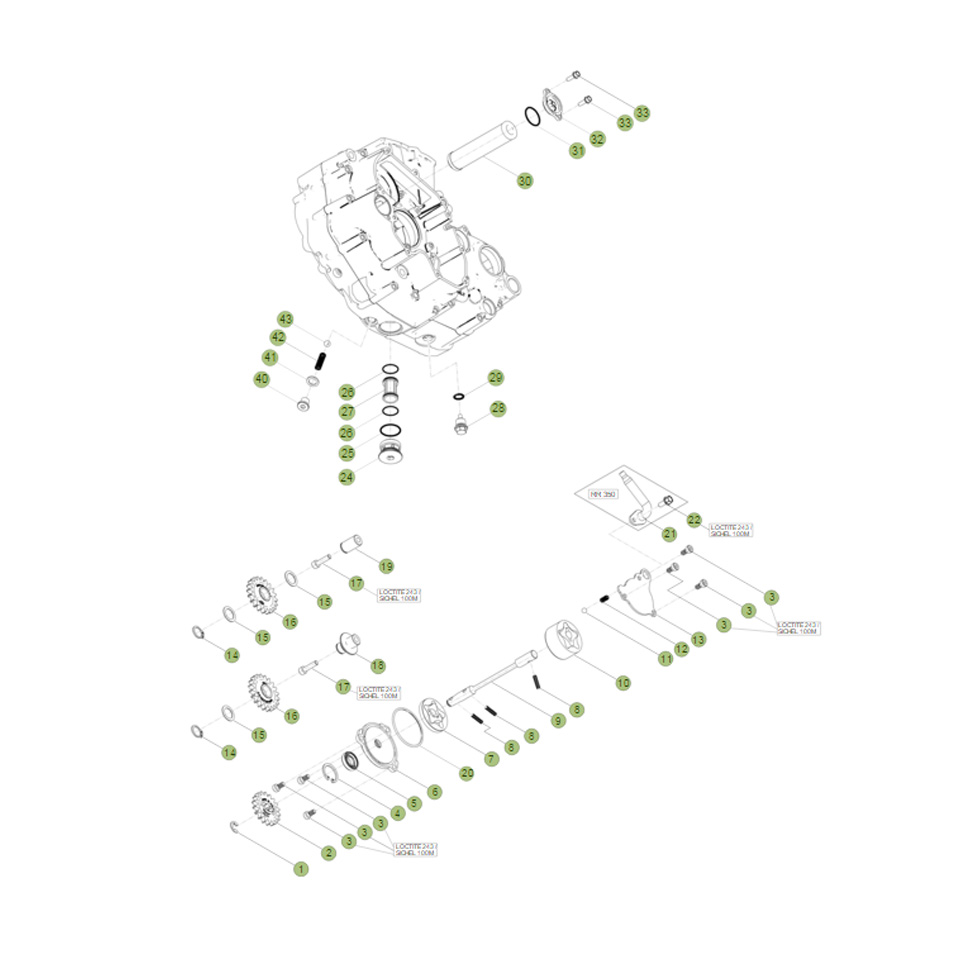 Beta RR350 11 Schmiersystem Ersatzteile