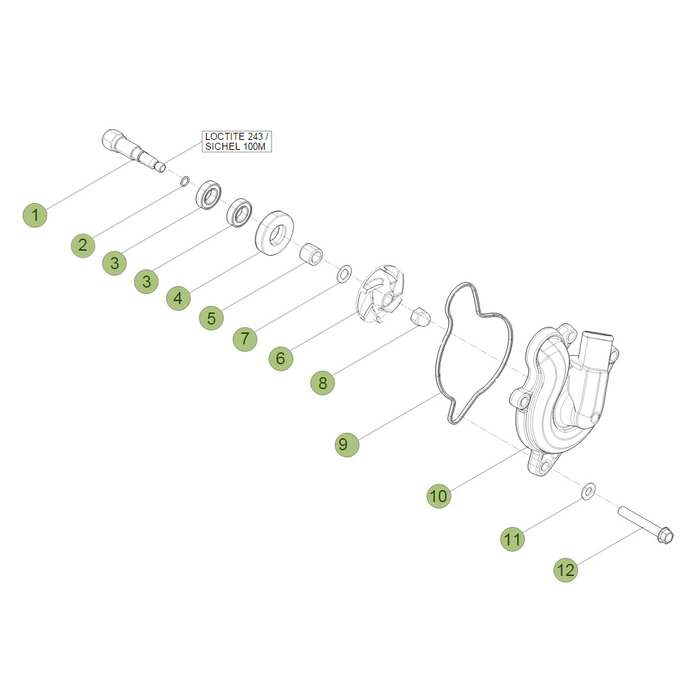 Beta RR350 14 Kühlsystem Ersatzteile Beta RR350 14 Kühlsystem Ersatzteile