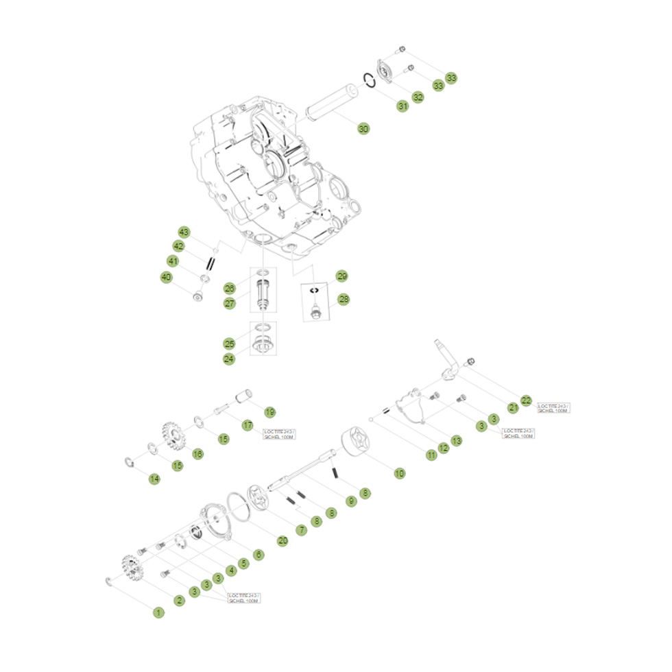 Beta RR350 16 Schmiersystem Ersatzteile