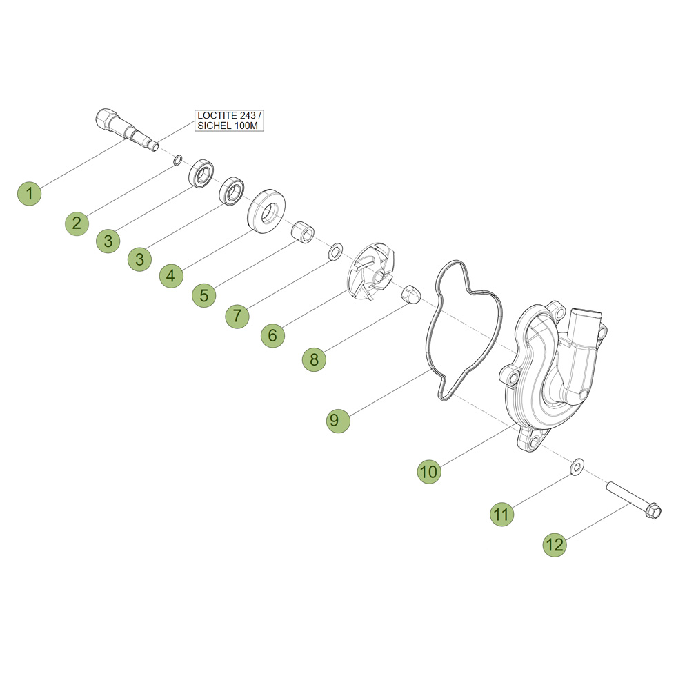 Beta RR390 17 Kühlsystem Ersatzteile