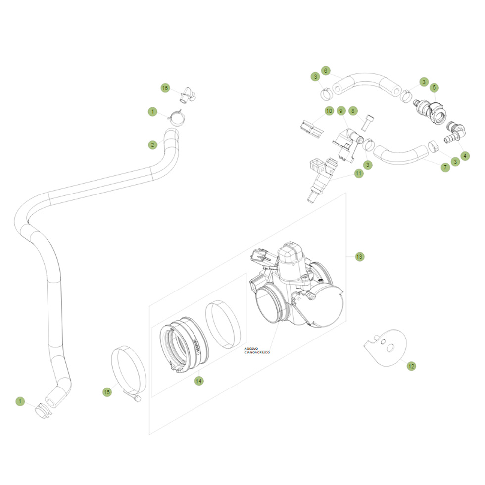 Beta RR350 EFI 15 Kraftstoffeinspritzung Ersatzteile Beta RR350 EFI 15 Kraftstoffeinspritzung Ersatzteile