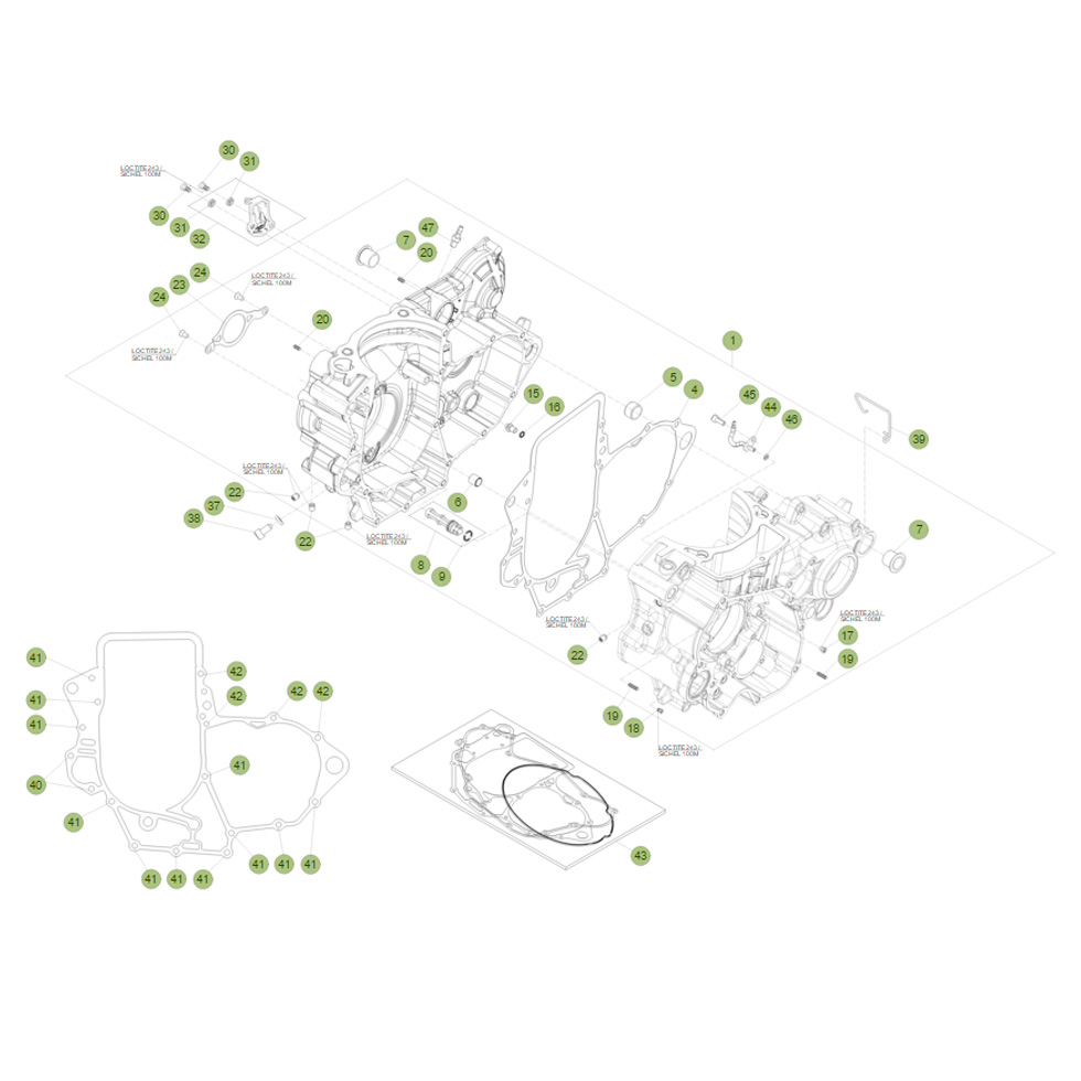 Beta RR350 Factory 14 Motorgehäuse 1 Ersatzteile Beta RR350 Factory 14 Motorgehäuse 1 Ersatzteile