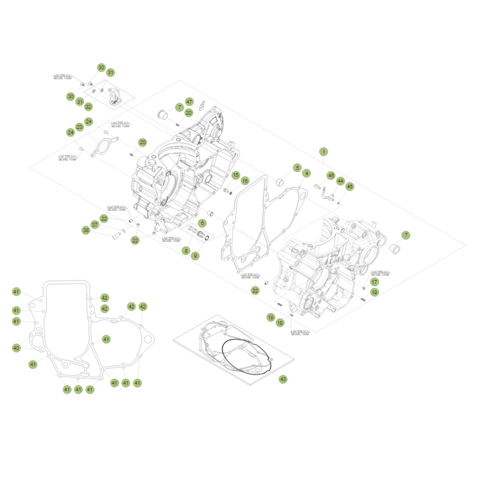 Beta RR350 Racing 16 Motorgehäuse 1 Ersatzteile Beta RR350 Racing 16 Motorgehäuse 1 Ersatzteile
