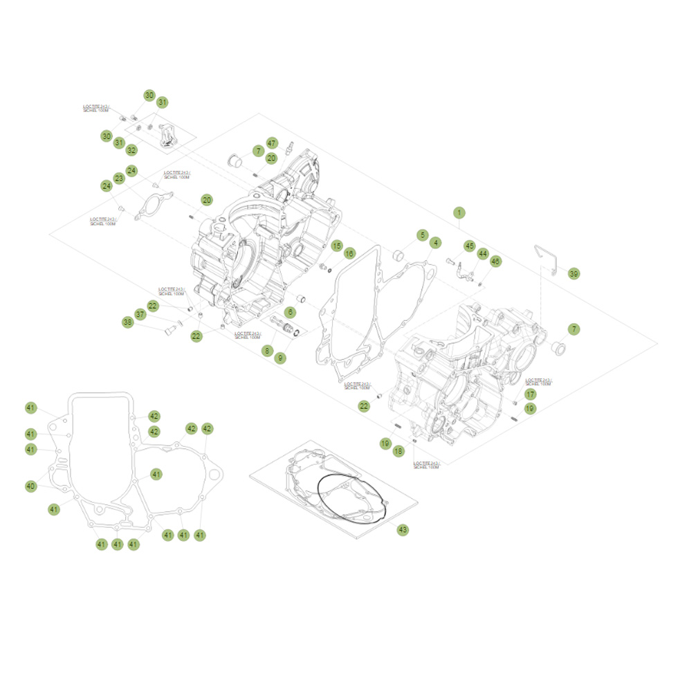 Beta RR390 15 Motorgehäuse 1 Ersatzteile Beta RR390 15 Motorgehäuse 1 Ersatzteile
