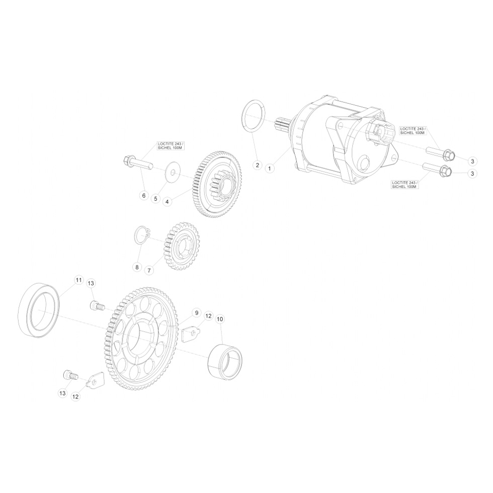 Beta RR390 16 Elektrostarter Ersatzteile
