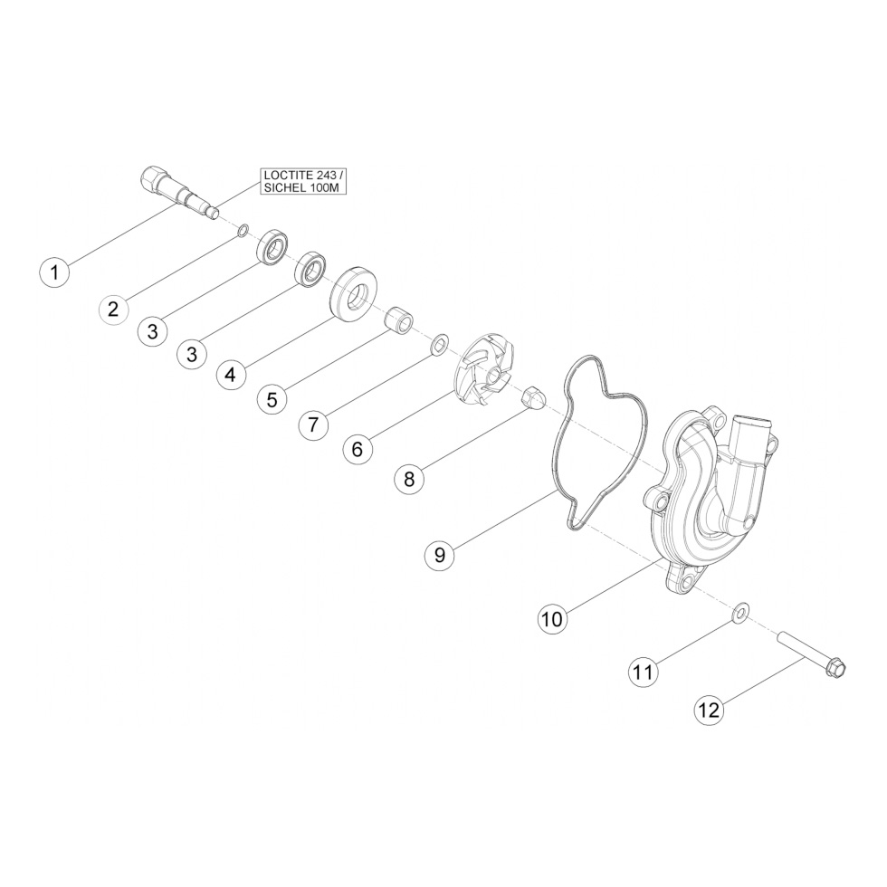 Beta RR390 16 Kühlsystem Ersatzteile