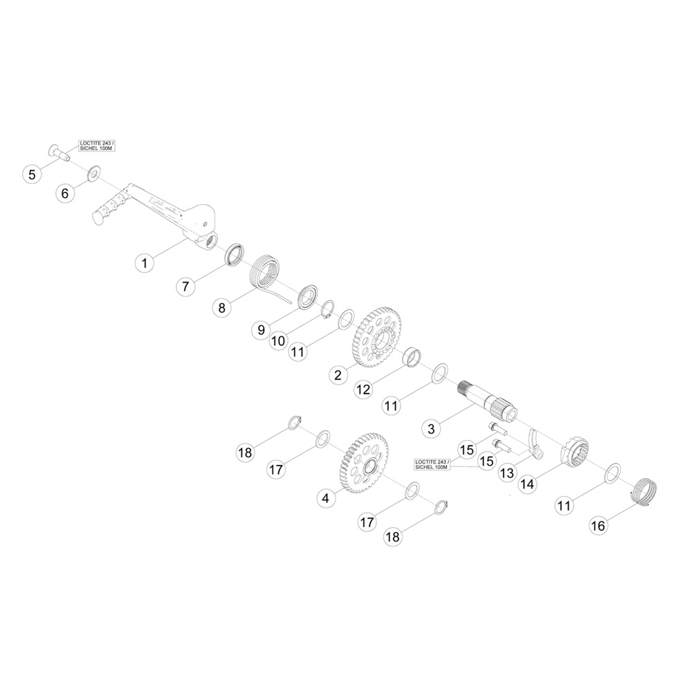 Beta RR400 13 Kickstarter Ersatzteile