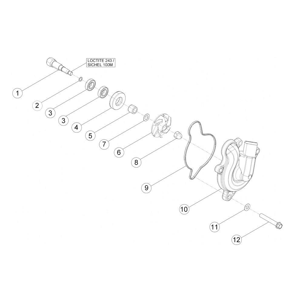 Beta RR400 13 Kühlsystem Ersatzteile