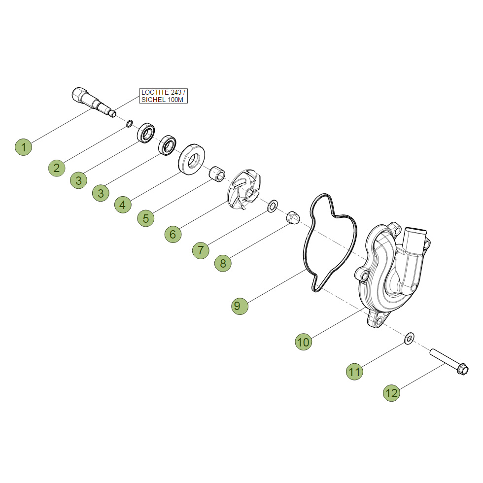 Beta RR400 11 Kühlsystem Ersatzteile