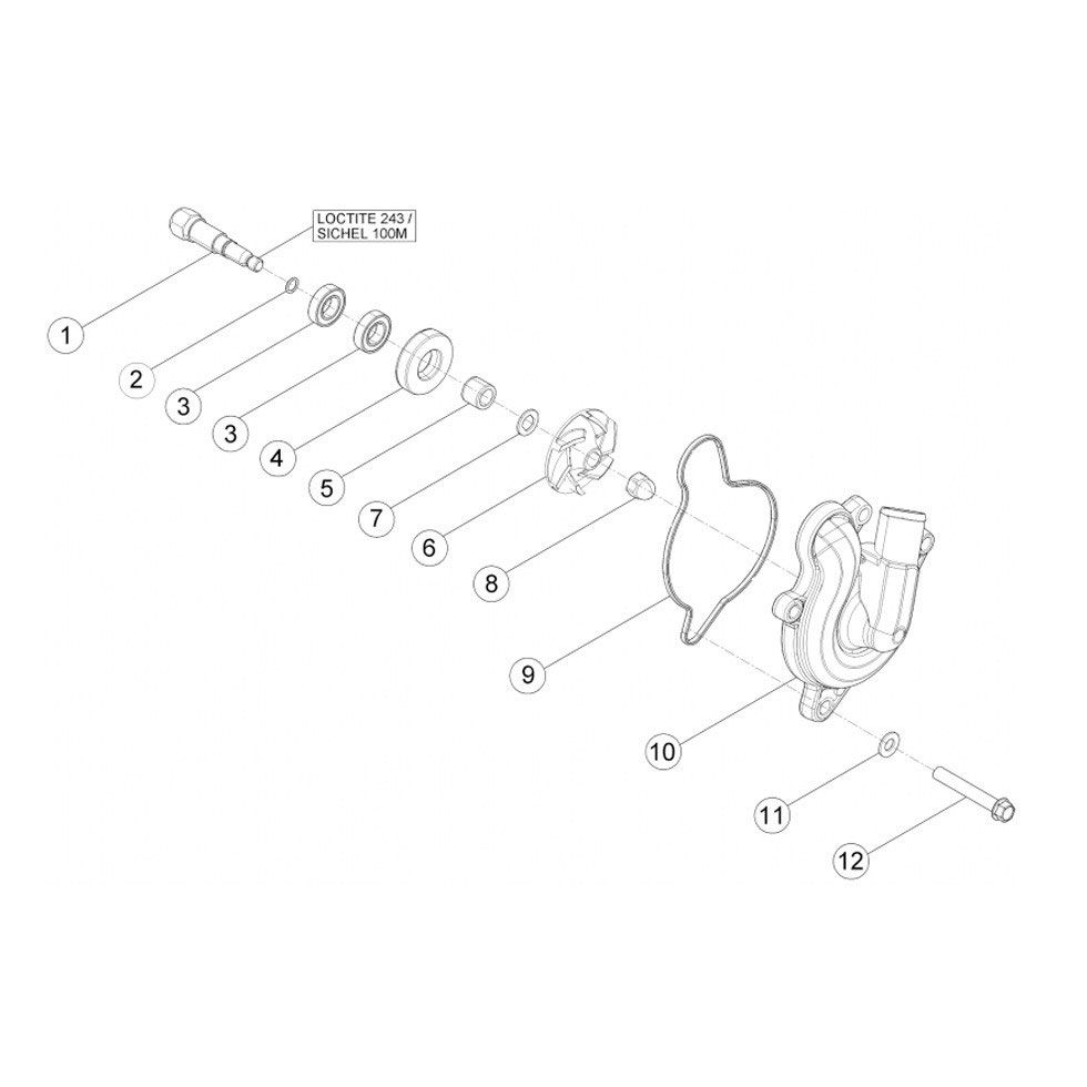 Beta RR400 14 Kühlsystem Ersatzteile