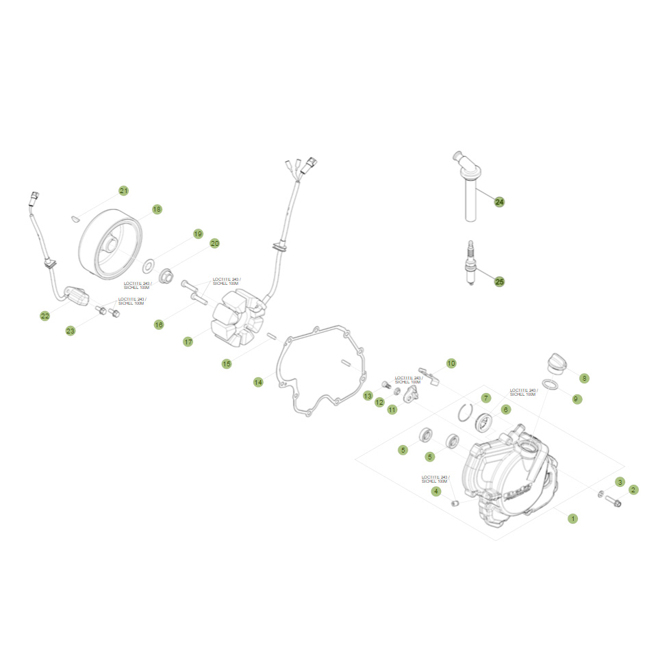 Beta RR430 16 Zündanlage Ersatzteile