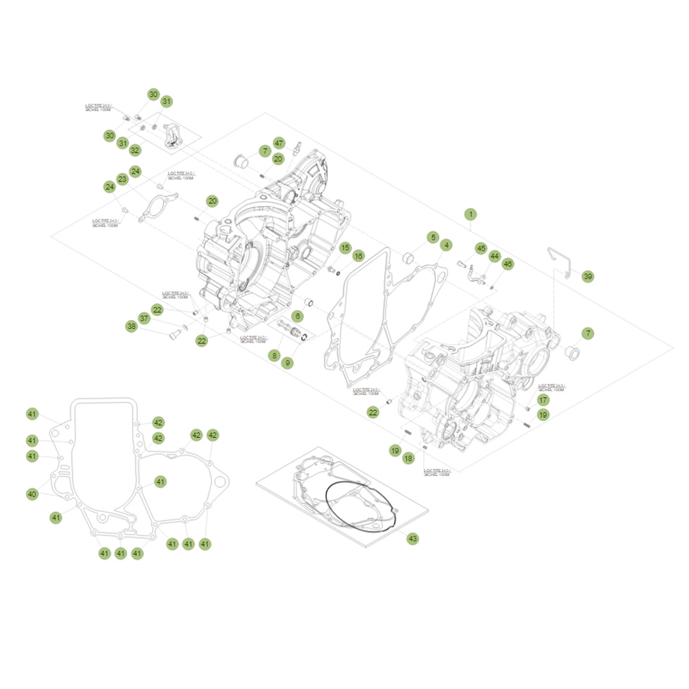Beta RR430 Racing 15 Motorgehäuse 1 Ersatzteile Beta RR430 Racing 15 Motorgehäuse 1 Ersatzteile