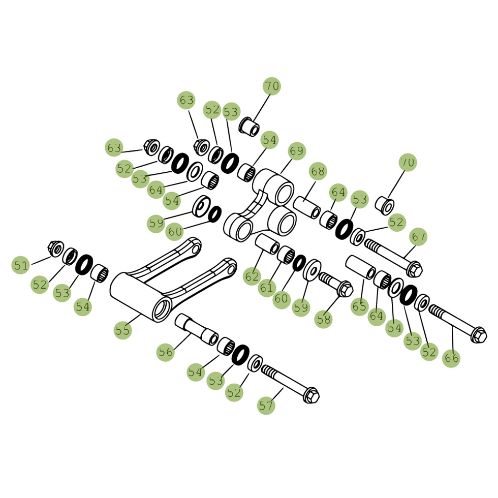 Beta RR450 07 Schwingarm - Federbein 1 Ersatzteile