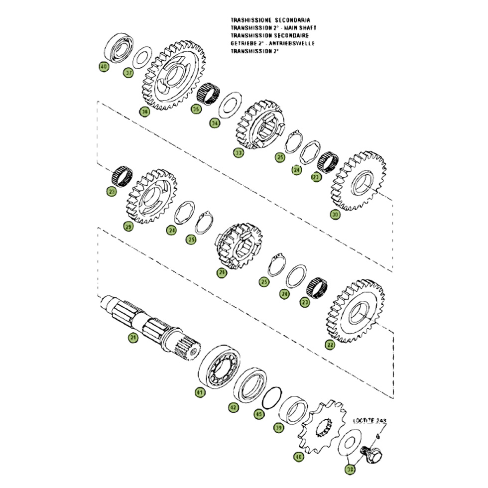 Beta RR450 06 Getriebe 1 Ersatzteile Beta RR450 06 Getriebe 1 Ersatzteile