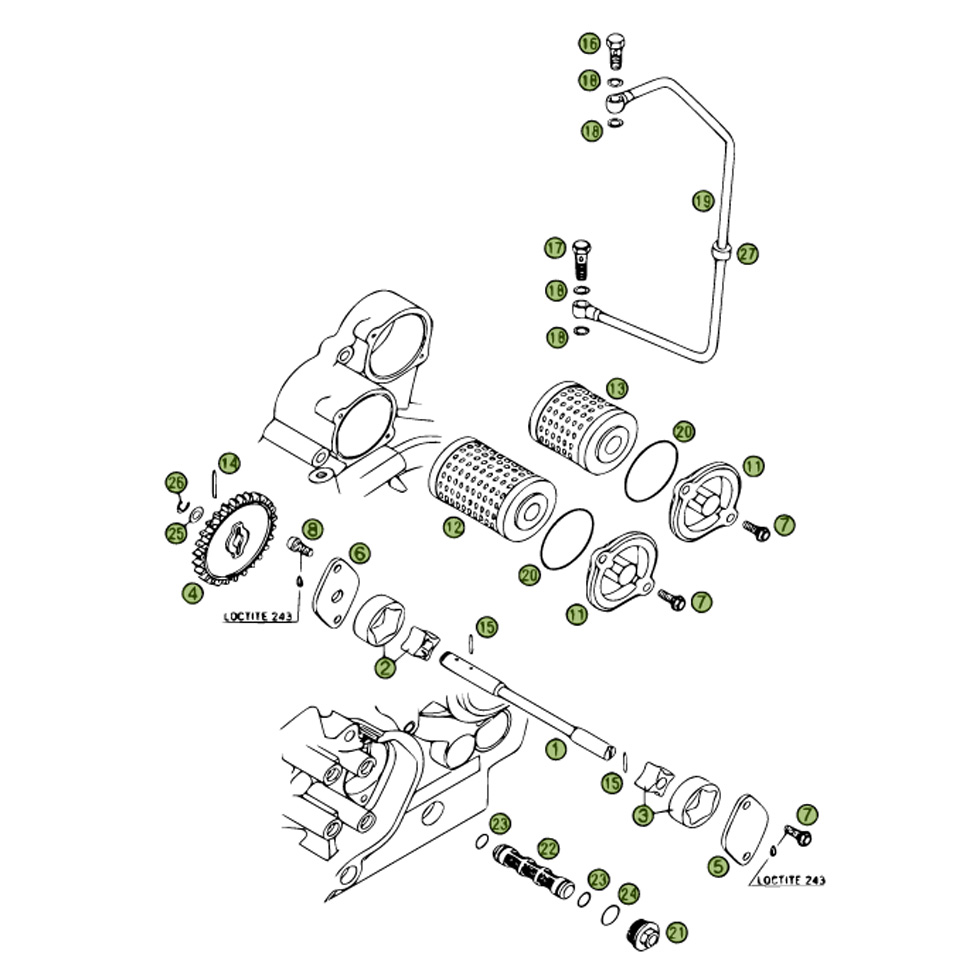 Beta RR450 06 Schmiersystem Ersatzteile