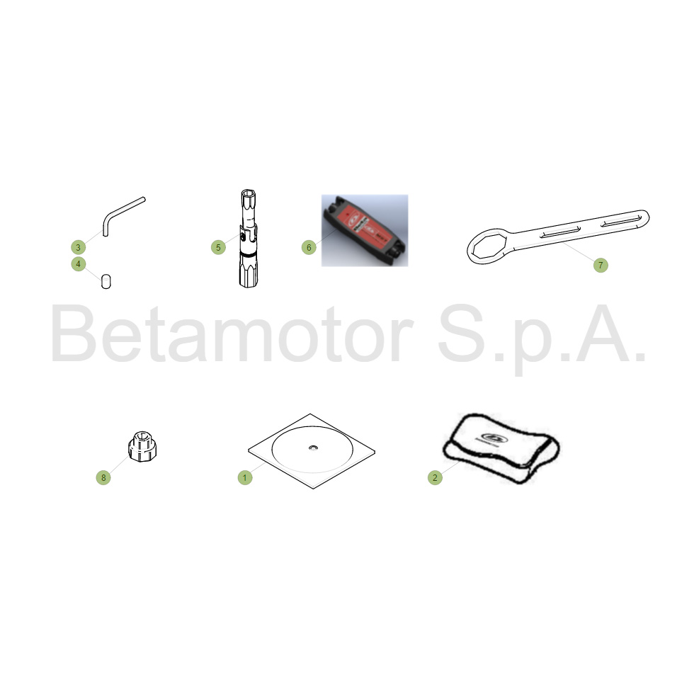 Beta RR480 Racing 16 Spezialwerkzeug Ersatzteile