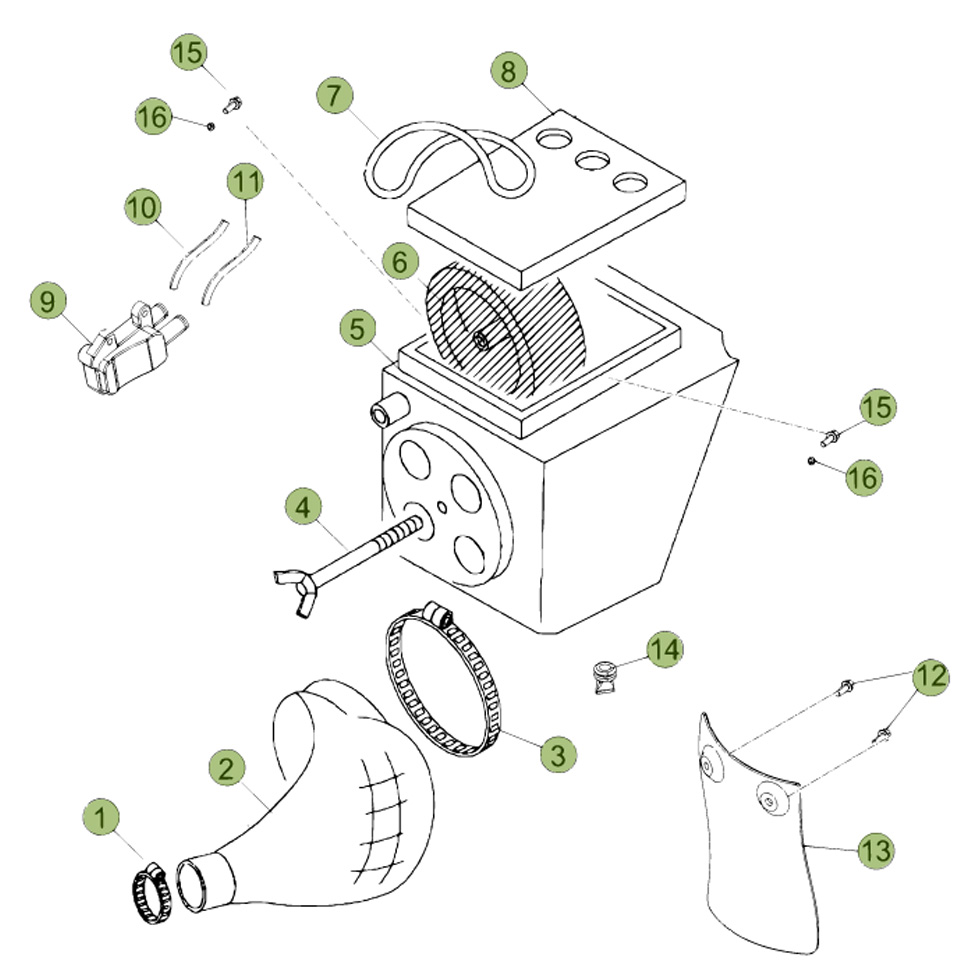 Beta RR50 Sport 15 Luftfilterkasten Ersatzteile Beta RR50 Sport 15 Luftfilterkasten Ersatzteile
