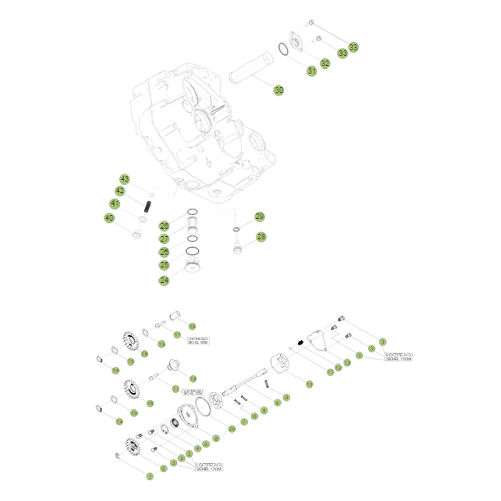 Beta RR520 11 Schmiersystem Ersatzteile