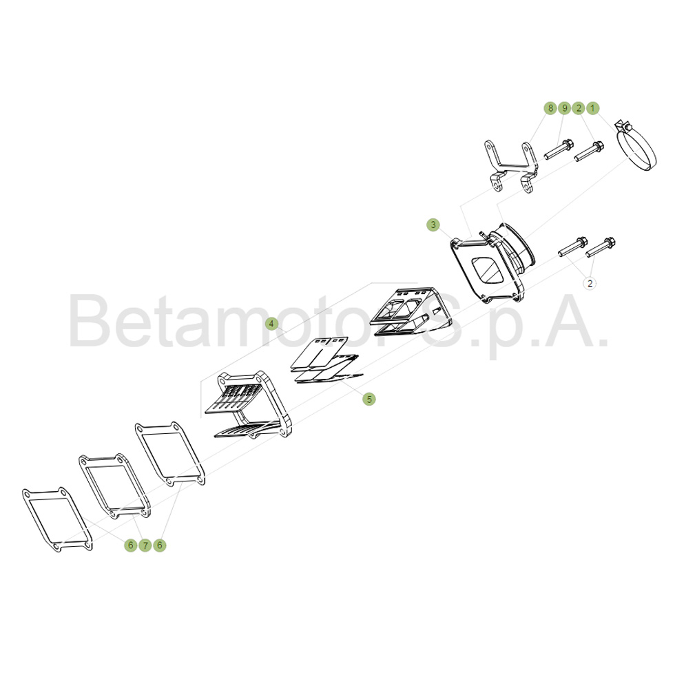 Beta Xtrainer 17 Motorgehäuse 3 Ersatzteile Beta Xtrainer 17 Motorgehäuse 3 Ersatzteile