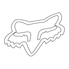 FOX Foxhead TDC Sticker 18 Inch