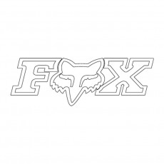 FOX F-Head-X TDC Sticker 10 Inch