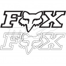 FOX F-Head-X TDC Sticker 18 Inch