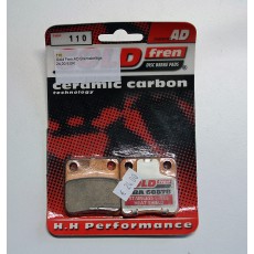 Goldfren Bremsbeläge 110 AD cermaic carbon Garelli, Daelim, Piaggio Vespa